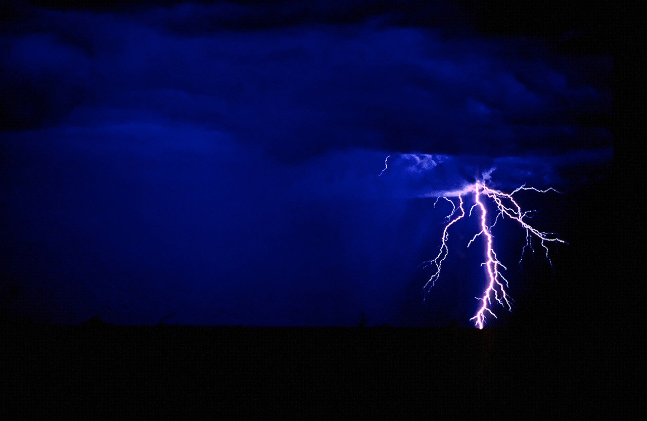 Lightning over the Nullarbor Plain, Australia ©2017